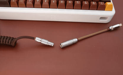 GeekCable Brown Manual Mechanical Keyboard Data Cable - IPOPULARSHOP