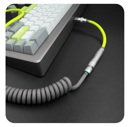 GeekCable Grey Handmade Customized Mechanical Keyboard Cable - IPOPULARSHOP