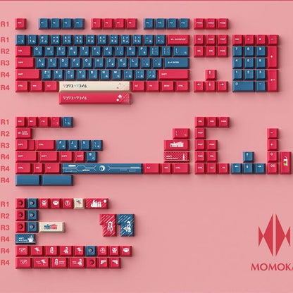 MOMOKA Lycoris Recoil Cherry Keycaps - IPOPULARSHOP