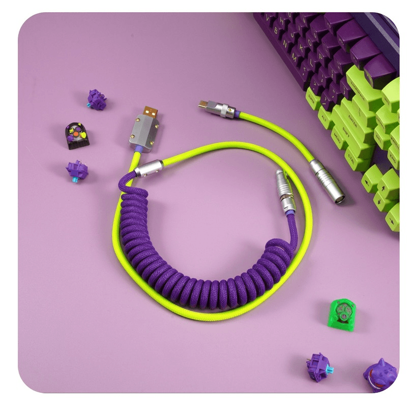 GeekCable Purple Customized Mechanical Keyboard Data Cable - IPOPULARSHOP