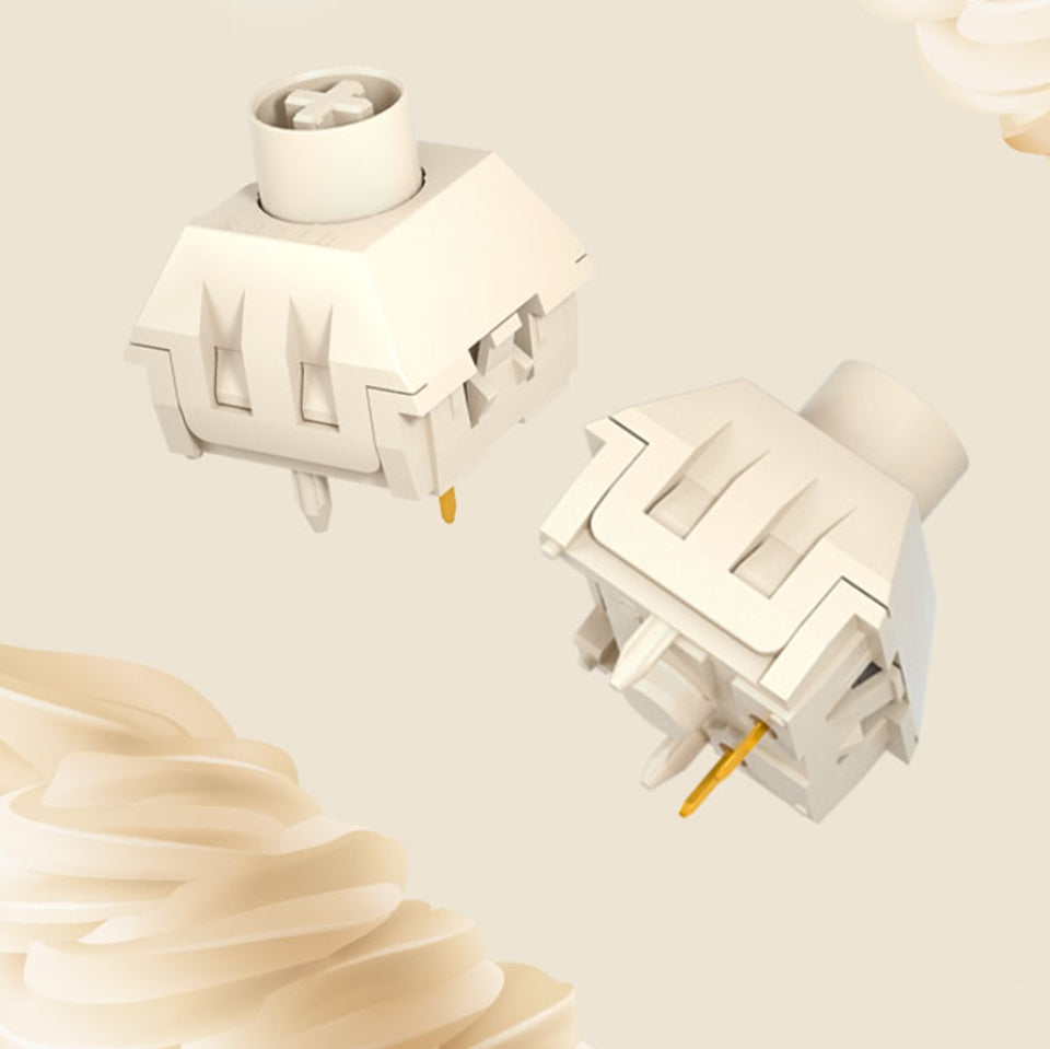 Kailh Cream PRO POM BOX Switches - IPOPULARSHOP