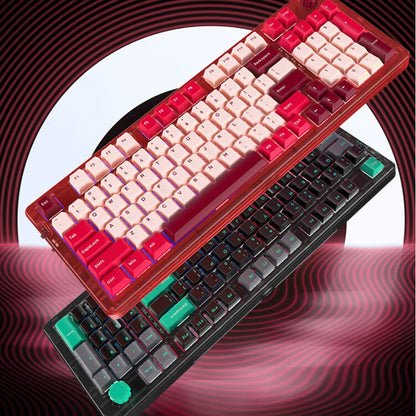 JAMESDONKEY RS6 Transparent Hot-swap Mechanical Keyboard - IPOPULARSHOP