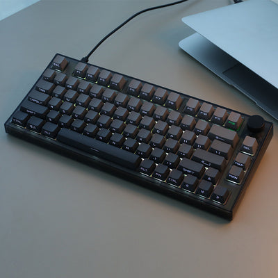 Keydous NJ80-AP Side Lit Mechanical Keyboard - IPOPULARSHOP