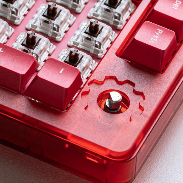 JAMESDONKEY RS6 Transparent Hot-swap Mechanical Keyboard - IPOPULARSHOP