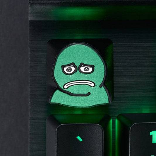 Zomoplus Sad Frog Aluminum Artisan Keycap - IPOPULARSHOP