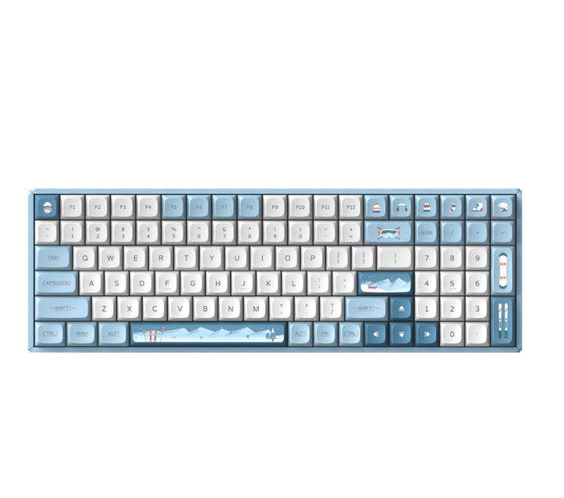 IQUNIX F97 Wintertide Aluminium Alloy Hot Swappable Mechanical Keyboard - IPOPULARSHOP