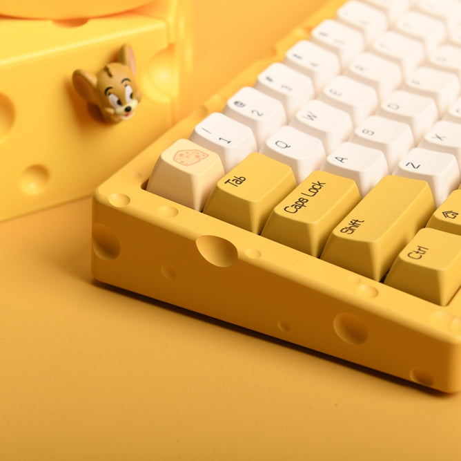 AJAZZ AC067 Cheese Gasket RGB Mechanical Keyboard - IPOPULARSHOP