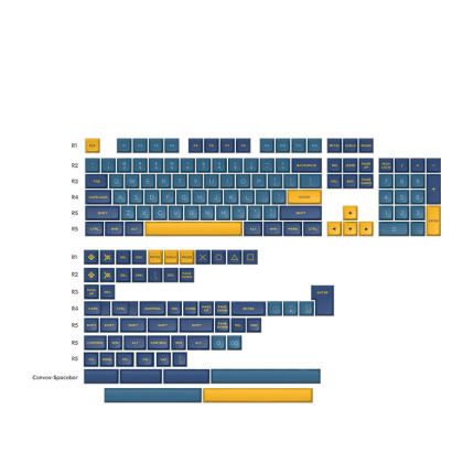 WINMIX Midnight Blue OSA Profile Keycaps Set - IPOPULARSHOP