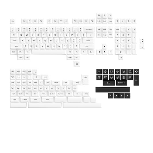 Akko Black on White/White on Black ABS SAL Keycap - IPOPULARSHOP